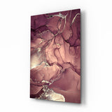 Abstract Depth Glass Wall Art.