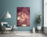 Abstract Depth Glass Wall Art.