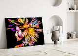 Colorful Thoughts Glass Wall Art.