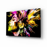 Colorful Thoughts Glass Wall Art.