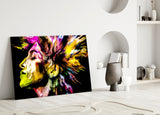 Colorful Thoughts Glass Wall Art.