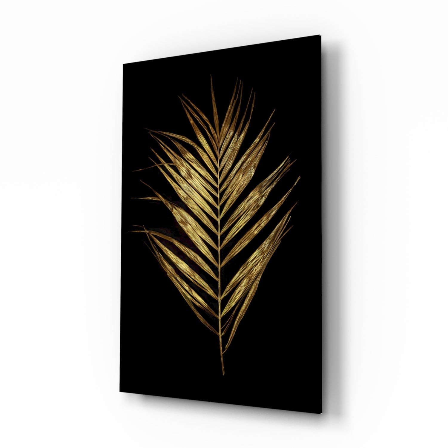 Feather Glass Wall Art.