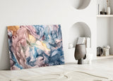 Abstract Depth Glass Wall Art.