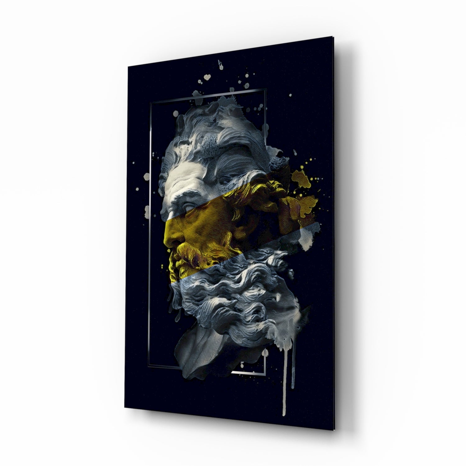 Poseidon Glass Wall Art.