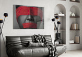Silence Glass Wall Art.