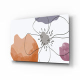 Flower Glass Wall Art.