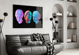 Statues Glass Wall Art.
