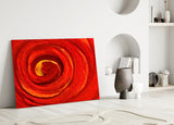 Cycle of Red Glass Wall Art.