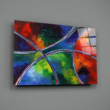 Colors Glass Wall Art.