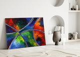 Colors Glass Wall Art.
