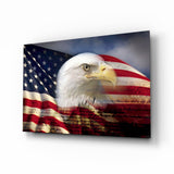 American Eagle Glass Wall Art.