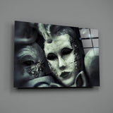 Mask Glass Wall Art.
