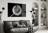 Dandelion Glass Wall Art.