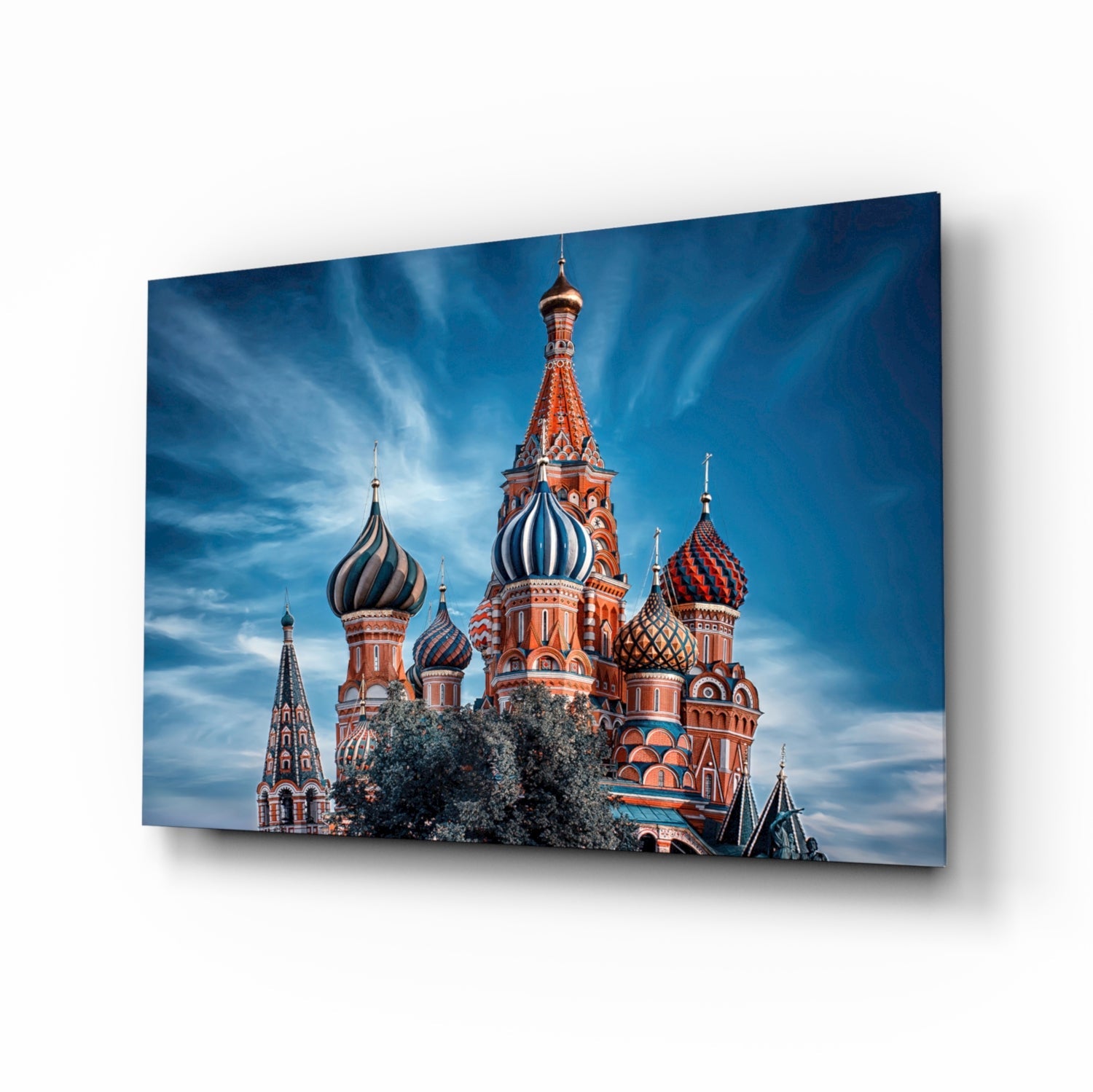 St. Basil's Cathedral Glass Wall Art.