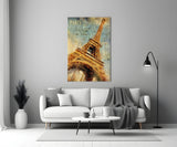 Eiffel Tower Glass Wall Art.