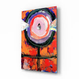 Abstract Glass Wall Art.