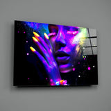 Neon Glass Wall Art.