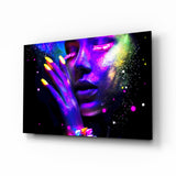 Neon Glass Wall Art
