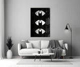 Lips Glass Wall Art.