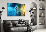 Astronaut Glass Wall Art.