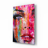 Women's Glass Wall Art.