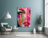 Women's Glass Wall Art.