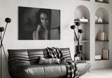 Tattooed Woman Glass Wall Art.