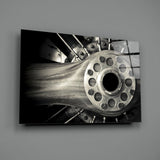 Wheel Glass Wall Art.