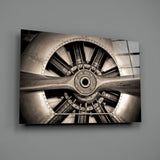 Propeller Glass Wall Art.