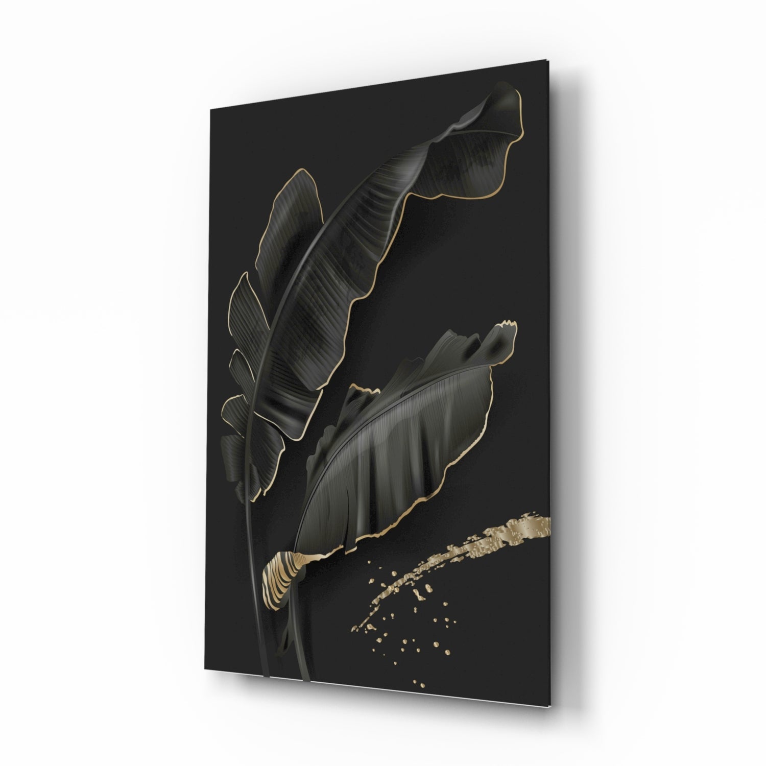 Leaf Glass Wall Art.