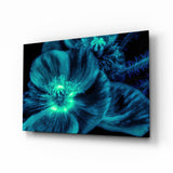 Malvales Flower Glass Wall Art.