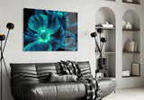 Malvales Flower Glass Wall Art.