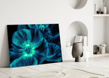 Malvales Flower Glass Wall Art.