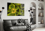 Malvales Flower Glass Wall Art.