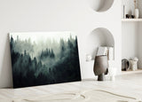 Landscape of Darkness Glass Wall Art.