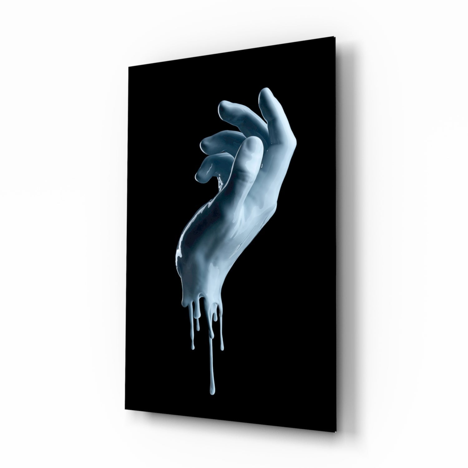 Hand Glass Wall Art.