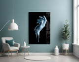 Hand Glass Wall Art.