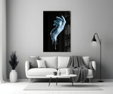 Hand Glass Wall Art.