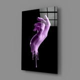 Hand Glass Wall Art.