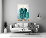 Tulip Glass Wall Art.