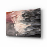 Abstract Glass Wall Art.
