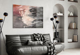 Abstract Glass Wall Art.