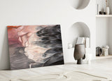 Abstract Glass Wall Art.