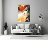 Women's Glass Wall Art.