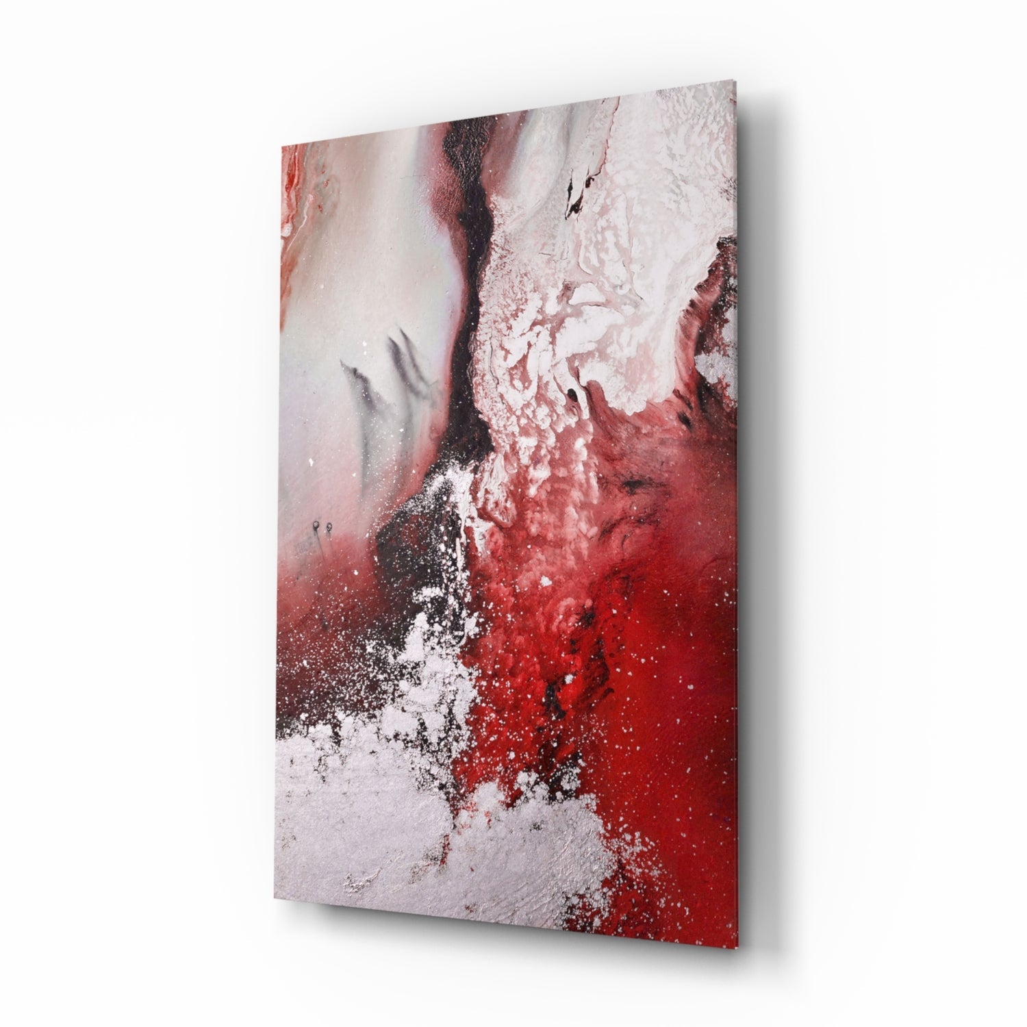 Colors of Abstraction Glass Wall Art.