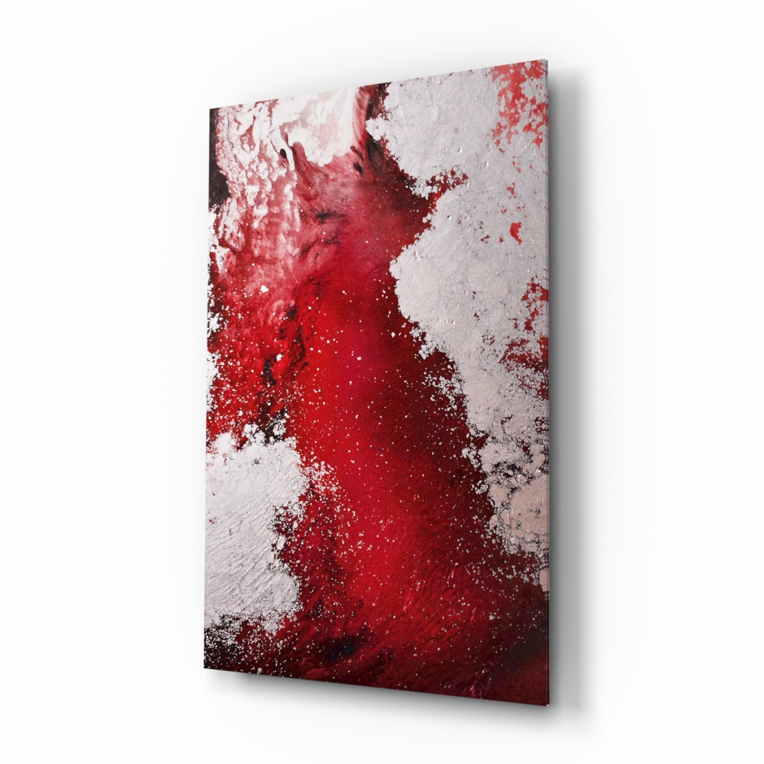 Colors of Abstraction Glass Wall Art.