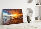 Sunset Glass Wall Art.