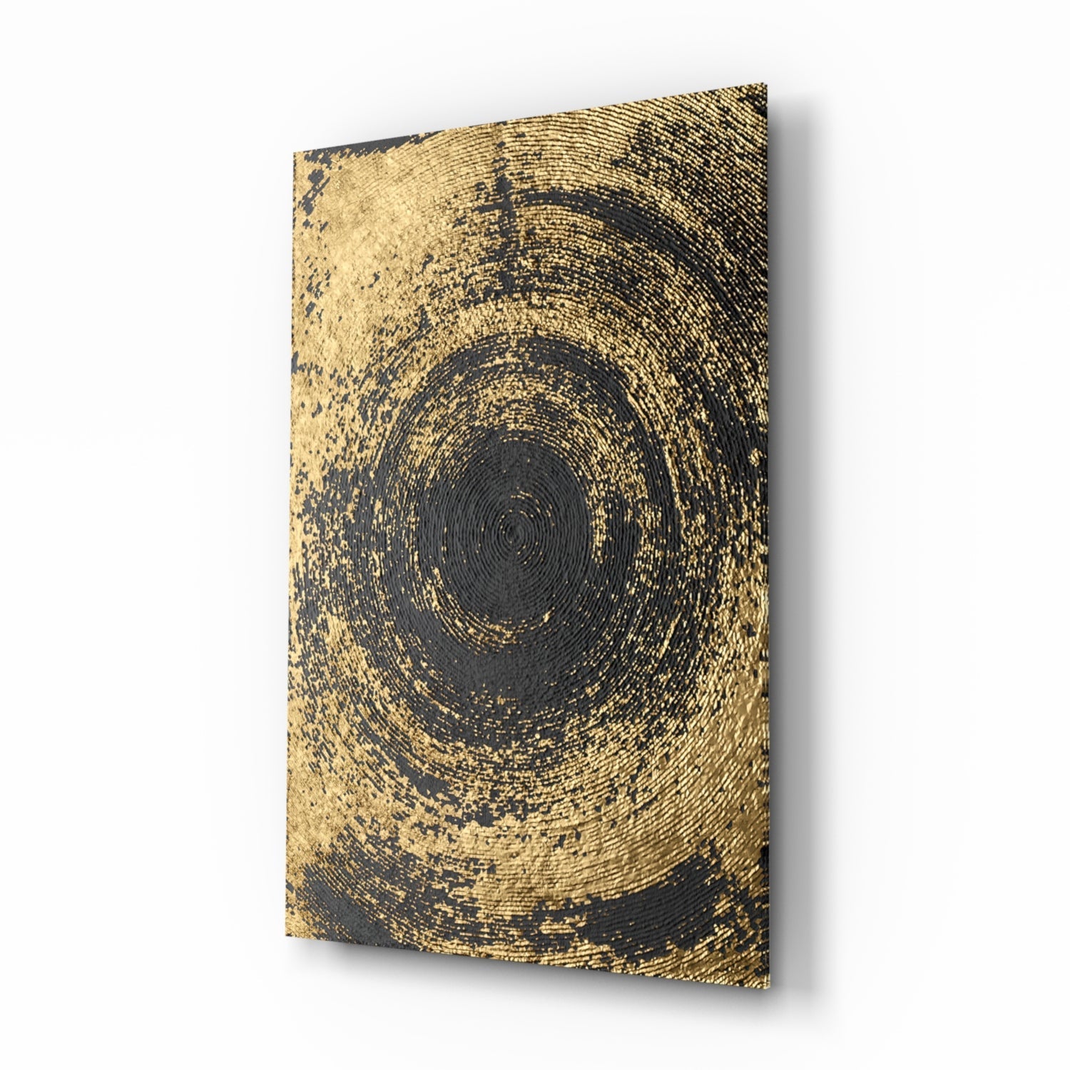 Abstract Loop Glass Wall Art.