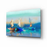 Sailboat Glass Wall Art.