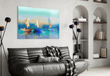Sailboat Glass Wall Art.